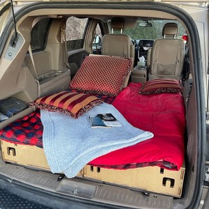 Multi-functional Modern Camper Van Furniture <strong>Solid</strong> <strong>Wood</strong> DIY Adjustable Height Camping Storage <strong>Box</strong> with Table Wooden <strong>Bed</strong> - Product Image 3