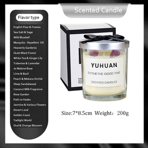 Bán Buôn Sang Trọng Tùy Chỉnh Nhãn Chữa Bệnh Tinh Thể Đá Quý Hương Liệu Nến Thơm Tinh Thể Thủ Công - Product Image 2