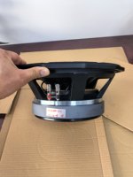 Haut-parleur de graves de 12 pouces modèle YK12-100-220, 1500 W RMS, bobine de 4 pouces, subwoofer passif professionnel pour système de sonorisation en ligne