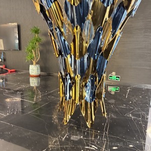 <span class=keywords><strong>Lampadario</strong></span> di Design Moderno in Vetro di Lusso <span class=keywords><strong>per</strong></span> Illuminazione di Ingressi di Centri Commerciali e Sale d'Attesa - Product Image 6