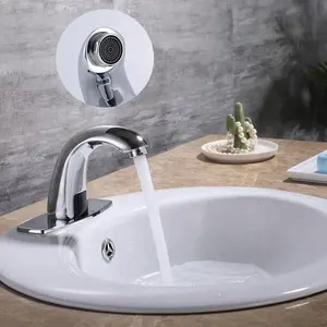 Hands Free Smart Tap Stainless Steel Water Save Sensor Touchless Automatic Faucet For Wash Basin