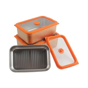 Lonchera de Acero Inoxidable, Recipientes Herméticos para Alimentos, Lonchera Metálica para Viajes y Trabajo - Product Image 6