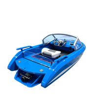 Nouveau design 2026 : Jet-boat électrique en aluminium, kart aquatique, batterie 72V, vitesse maximale 50 km/h, embarcation personnelle