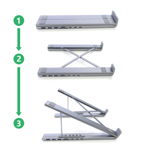 Base de Conexión <span class=keywords><strong>USB</strong></span> <span class=keywords><strong>C</strong></span> 7 en 1 para Portátil, Compatible con <span class=keywords><strong>MacBook</strong></span> <span class=keywords><strong>Pro</strong></span>, Air, Dell, HP, Surface, Lenovo, Plug and Play - Product Image 2