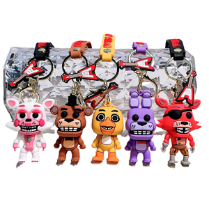 Vente en gros de nouveau mutant animal dessin animé ours en peluche sac à dos pendentif voiture d'horreur porte-clés en plastique caoutchouc transfrontalier - Product Image 4