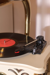 Tonaudio Retro Bàn xoay Máy Nghe Nhạc Khắc Hollow Công Nghệ Cho FM Dòng Xách Tay Được Xây Dựng-Trong Loa Stereo Cho Vinyl Hồ Sơ - Product Image 4