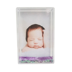 <span class=keywords><strong>2021</strong></span> personnalisé paillettes cadre Photo nouveau Design en plastique bébé Souvenir cadeau pour les femmes enceintes pleine lune sérigraphie cadeau - Product Image 3