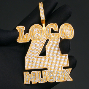 <span class=keywords><strong>Nome</strong></span> personalizzato Blu A Goccia Bolla Lettere Pendenti degli uomini Collane di Zircon Dei Monili di Hip Hop <span class=keywords><strong>Con</strong></span> Oro <span class=keywords><strong>Argento</strong></span> Tennis Catena Per regalo - Product Image 6
