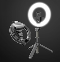 Anneau lumineux LED 10 ", trois couleurs, pour téléphone, lampe, éclairage annulaire beauté, Selfie, Tiktok