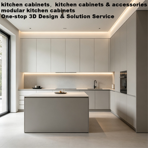 Meubles de <span class=keywords><strong>cuisine</strong></span> modulaires sur mesure en kit, prêts à assembler (RTA), pour projets d'appartements - Product Image 1
