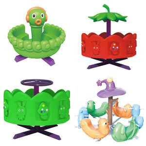 Prix d'usine Plastique Métal Enfants Petit Merry Go Round Backyard Aire de jeux pour enfants Carrousel - Product Image 2
