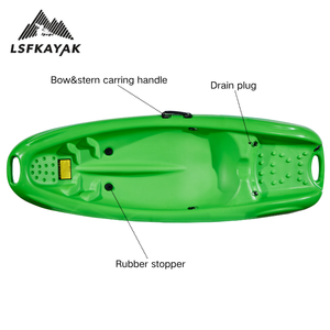 Kayak LSF Babykiss de 1.85m para 1 Persona, HDPE, para Niños, Ecológico, Ligero, Estable y Duradero, para Pesca, Surf, Navegación y Recreación - Product Image 4