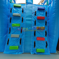 Combo toboggan gonflable aquatique en forme d'arbre avec château gonflable et rebondissement estival - Utilisation commerciale en extérieur, certifié CE, matériau PVC