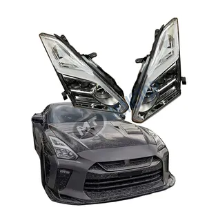 日产GTR R35 gt-r前照灯2008-2018前发光二极管法罗前照灯