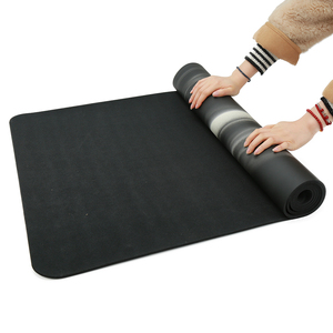 เสื่อโยคะยาง PU สองสี ความหนาแน่นสูง กันลื่น ลายแบบกำหนดเอง พร้อมสายสะพายเข้าชุด - Product Image 3