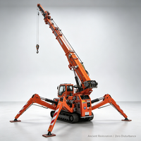 Grue araignée compacte télescopique professionnelle pour la livraison directe en usine et le levage sur chantier