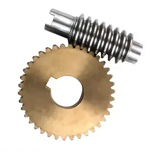 CNC Parts Machining dc motor worm gear worm and worm gear