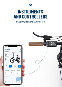 Vélo Électrique Pliant Urbain Femme Onesport OT16 Fatbike EBIKE Moteur Moyeu Arrière Bicicleta Electrica - Product Image 3