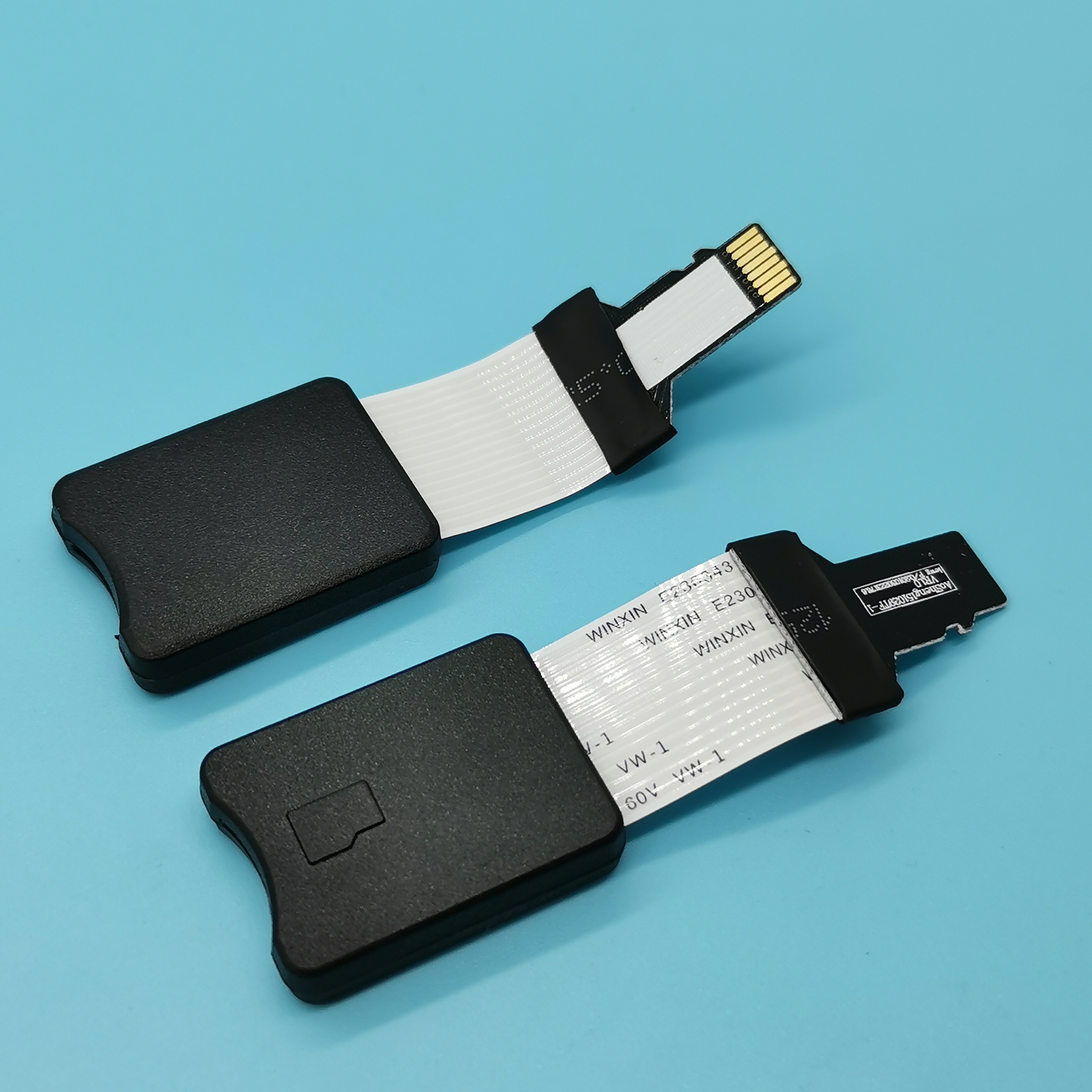 TF maschio a SD femmina cavo di prolunga Micro SD TF Memory Card K Soft Flat FPC Cable Extender Adapter per telefono GPS TV  7