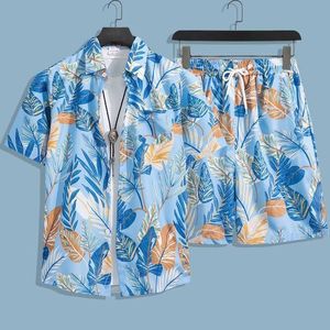 Camicia con bottoni da uomo hawaiana da uomo traspirante in maglia di papavero <span class=keywords><strong>tropicale</strong></span> per le vacanze estive - Product Image 5