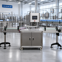 Machine à sceller les boîtes automatique en acier inoxydable, scelleuse de boîtes rondes pour poudre de lait