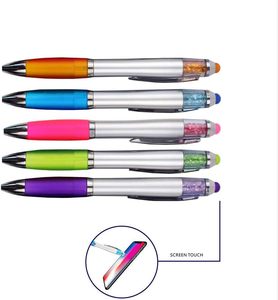 Satin Promotional Handy Stylus Plastic Gourd Custom Logo Touch Screen Ballpoint <b>Pen</b> - Product Image 2