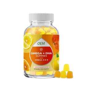 OEM/ODM/OBM プライベートラベル オメガ3-6-9 DHAグミ 子供用ビタミン 脳・視力・神経系の健康と認知機能をサポート - Product Image 1