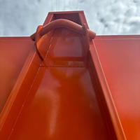 Vente chaude 20 Yard Heavy Duty Steel Hook Lift Dumpster À l'extérieur 12m ³ Style Machines de traitement des déchets