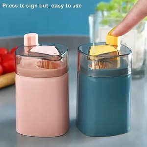 Living Room Bedroom Toothpick Box Hotel Office <b>Tooth</b> <b>Pick</b> Large Capacity Dispenser Tabletop Dustproof Organizer Container - Product Image 6