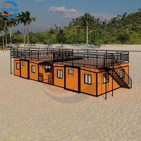 Maison modulaire pliable WinFair, extensible, préfabriquée, 40 pieds, maisons de luxe, préfabriquées, modernes, modèle de maison conteneur avec salle de bain