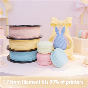 <b>PLA</b> Matte Macaron Light Color FDM High Speed 3D Printer Filament Compatible with Bambu Lab AMS and Creality 1kg 1.75mm - Product Image 5