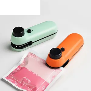 Penyegel panas Mini portabel pengisian daya USB kenop harga pabrik klip penyegel makanan ringan 2 in 1 rumah tangga