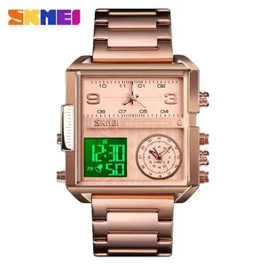 Relojes Skmei 1584 para Hombre, Reloj de Pulsera Digital de Cuarzo, Cronógrafo, de Lujo, para Negocios, de Acero Inoxidable, al por Mayor - Product Image 5
