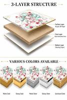 Planche Shikishi Anime Personnalisée, Cadeau pour Fans de Cosplay, Planche Artistique à Bord Doré, Holographique, Objet de Collection, Souvenir, Marchandise