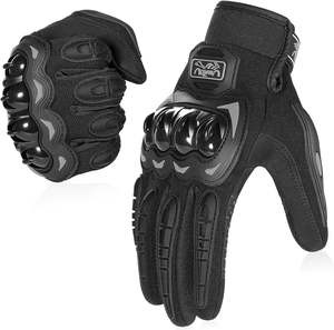 Gants de moto à écran tactile, antidérapants, résistants à l'usure, avec protection des jointures rigides, pour la conduite en extérieur - Product Image 1