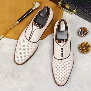 Mocasines Oxford para Hombre, Zapatos de Cuero con Punta Cerrada, Cierre con Cordones, Diseño Transpirable, Estilo Británico, Formal de Negocios, Casual, para Todas las Temporadas - Product Image 4