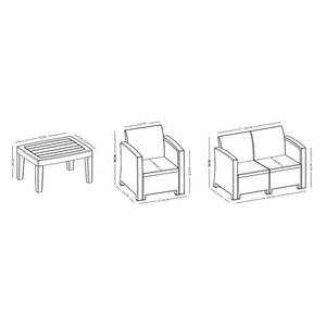 Popolare di <span class=keywords><strong>Plastica</strong></span> Da Giardino In Rattan Funiture Divano per Esterni - Product Image 5