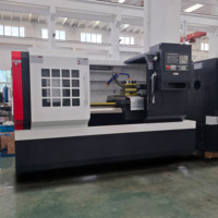 Tour CNC horizontal automatique robuste CK6150 à 2 axes avec contrôleur GSK FANUC en option