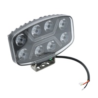 Usine OEM ODM 9.6 pouces Super lumineux avec blanc jaune DRL LED Spot travail lumière principale de conduite pour camion BUS remorque 12V 24V DC