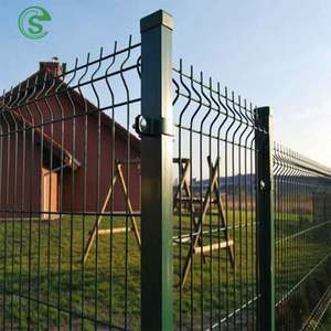 Clôture en treillis métallique 3D galvanisé de haute qualité, panneaux courbés, pour la sécurité du jardin - Product Image 2