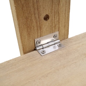 <span class=keywords><strong>Cage</strong></span> à oiseaux en forme de coffre, hôtel pour oiseaux en bois personnalisé, nichoir en bois de peuplier FSC, nichoir en bois pour oiseaux - Product Image 6