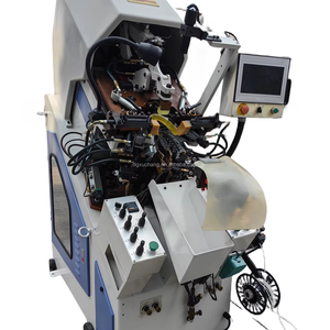 Machine à chaussures <span class=keywords><strong>SP</strong></span> 818MA d'occasion/reconditionnée, machine à coudre les boutures automatique à 9 pinces, équipement de fabrication de chaussures - Product Image 1