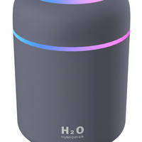 Mini humidificateur portable USB 300 ml, diffuseur ultrasonique à brume froide avec lumière LED colorée pour voiture, bureau, chambre