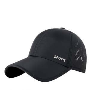 Topi lari cepat kering untuk pria wanita, topi bisbol kebugaran luar ruangan, topi berkendara reflektif tipis bersirkulasi udara, topi jala tahan air untuk pria dan wanita - Product Image 3