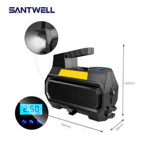 Inflador de Neumáticos Portátil de 12V para Auto con Pantalla LCD, Compresor de Aire de 150PSI con Luz LED para Uso de Emergencia - Product Image 2