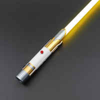 TXQSABER Temple Guard Sabre Laser Métal Poignée Lourd Duel Sabre Léger Lisse Sensible Swing Proffie2.2 Conseil Épée Cal Kestis