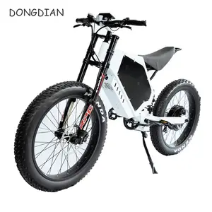 26 "Alienozo Fat Tire Elektrische Fiets 3000W 5000W 80000W Mid Drive Riem Elektrische Fiets Sur ron Ebike Voor Volwassen