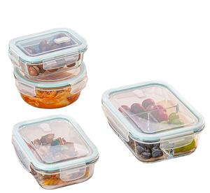 Contenitori in Vetro Borosilicato <span class=keywords><strong>Pyrex</strong></span> Nuoxin di Alta Qualità per Alimenti, Scatole per Pranzo - Product Image 4