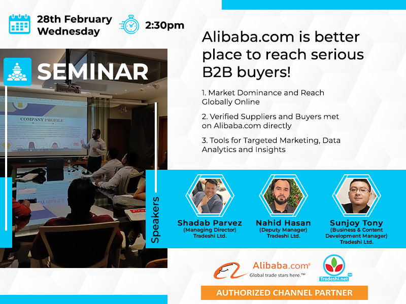 Alibaba.com is better place to reach serious B2B buyers!