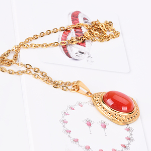 <span class=keywords><strong>Ciondolo</strong></span> in Acciaio Inossidabile con Gemma a Forma di Cuore, Lettera, <span class=keywords><strong>Fiore</strong></span> di Loto, Rosa, Gioiello <span class=keywords><strong>Fiore</strong></span> <span class=keywords><strong>della</strong></span> <span class=keywords><strong>Vita</strong></span> - Product Image 6